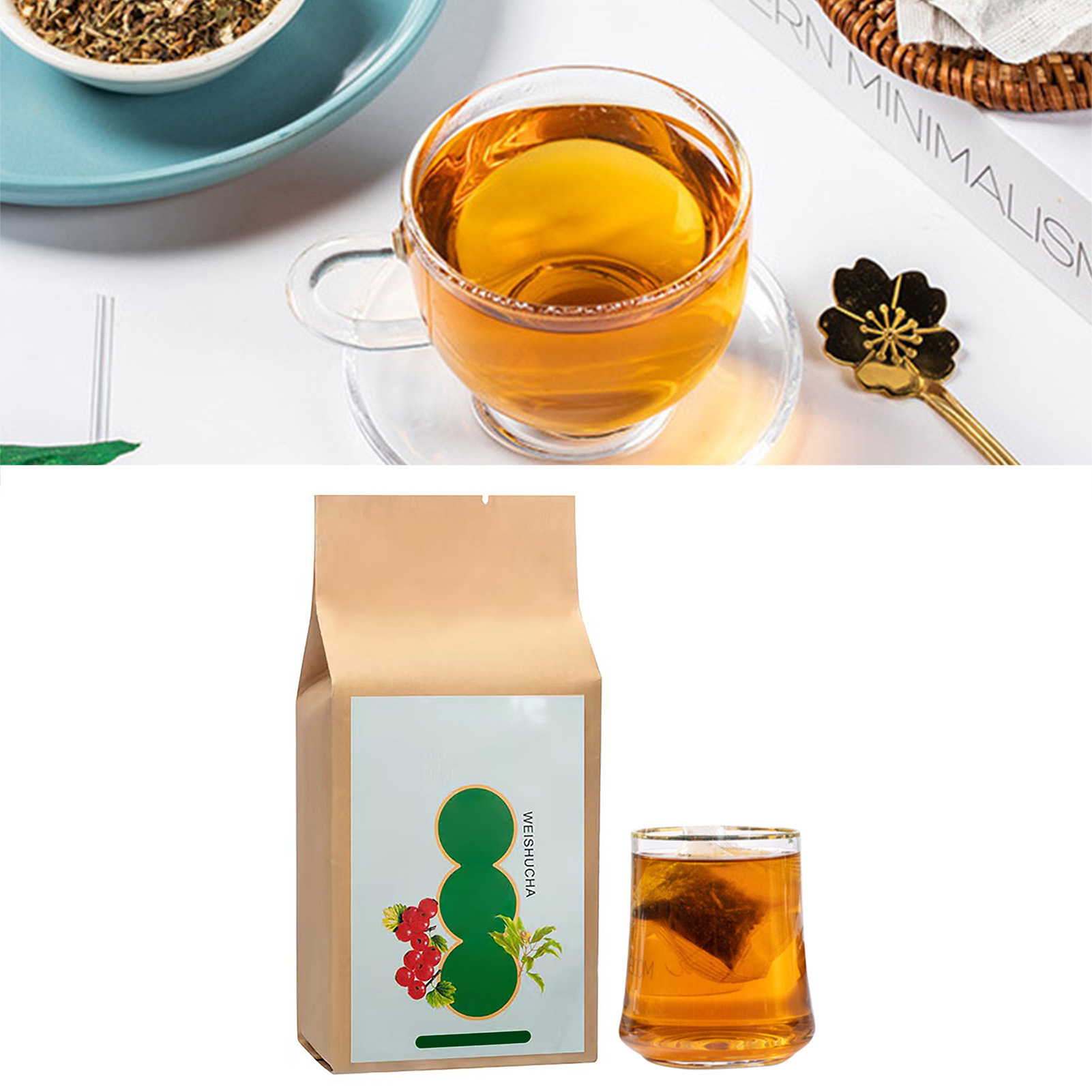 Herbal Wellness Tea - 30袋入りクローブティーバッグ 個包装ティーバッグ ハーブ系 優しいオーガニック ヘルシーウェルネスティーバッグ クローブティーバッグ
