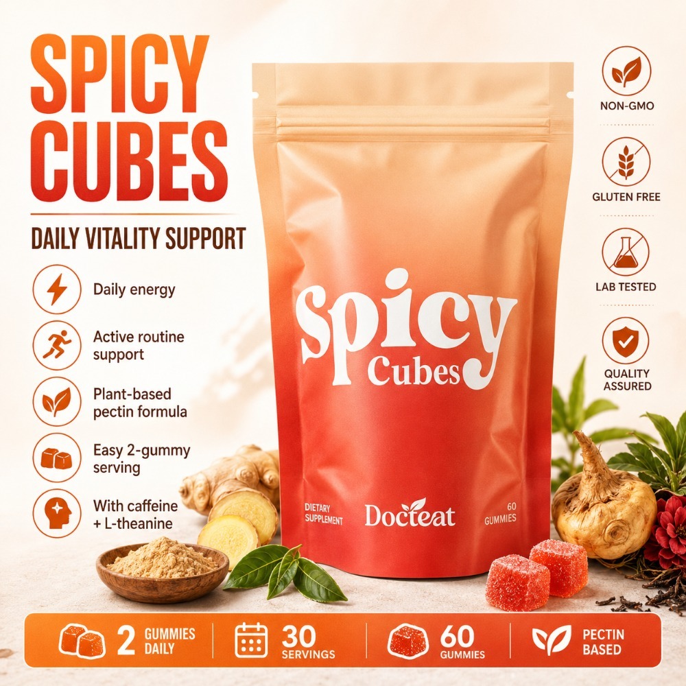 ドクテート スパイシーキューブ グミ 60粒入り 緑茶カフェ - Wellness Herbal Tea Blends のレビューと価格