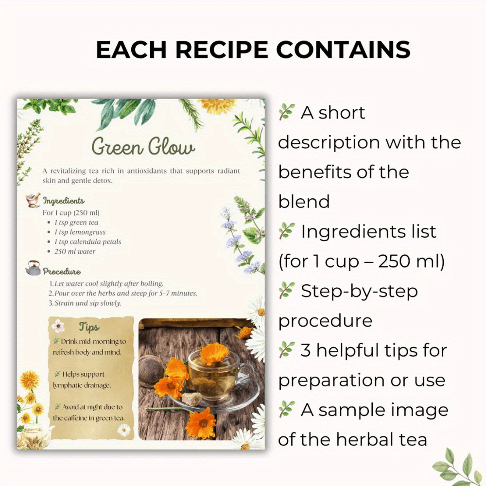 ハーブティーレシピブック – リラックス、デトックス、免疫力 - Wellness Herbal Tea Blends のレビューと価格