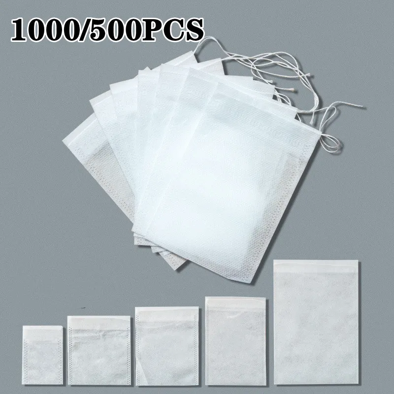 1000-100 個使い捨てティーバッグフィルターバッグ巾着 - Herbal Wellness Tea のレビューと価格