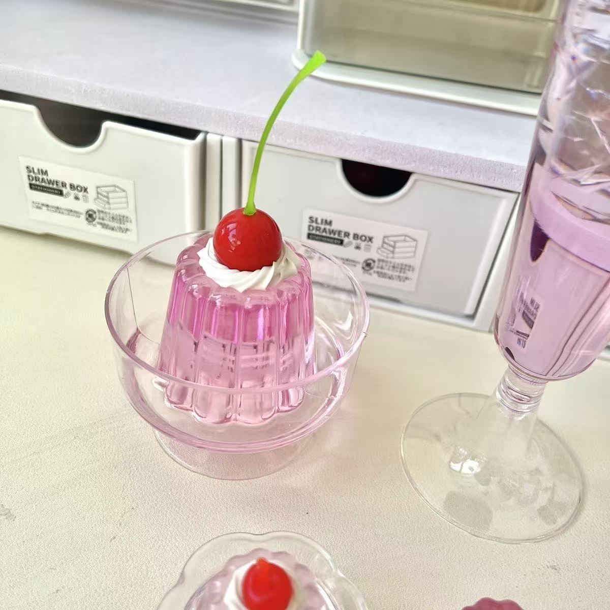紫昭和風茶飾り古代桜ソーダゼリーキーホルダー接着剤完成品 2 - Herbal Wellness Tea のレビューと価格