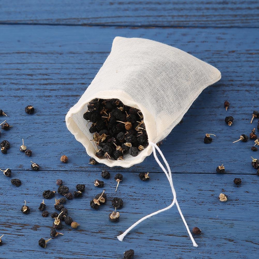 使い捨て紅茶フィルターバッグ,20ピース/ロット,綿ガーゼ, - Herbal Wellness Tea のレビューと価格